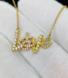 Vivienne Westwood Encrusted Love Necklace