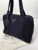 Prada Tessuto Purple Nylon Shoulder Bag