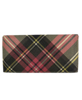 Vivienne Westwood Tartan Orb Long Wallet