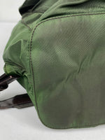 Prada Green Tessuto Nylon Backpack