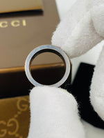 Gucci .925 Silver G Ring Size 8