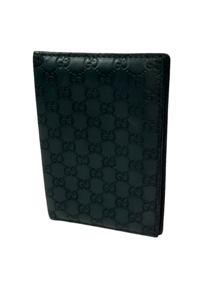 Gucci Micro GG Leather Card Holder