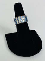 Dior Blue trotter 2 ring size 6