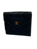 Chanel CC Leather Quilted Bifold Wallet
