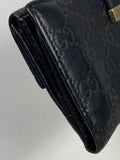 Gucci GG Guccissima leather long wallet