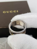 Gucci .925 Silver G Ring Size 12