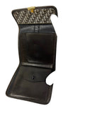 Dior Brown Trotter Leather Trifold Wallet