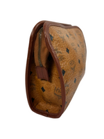 MCM Cognac Leather Clutch Bag