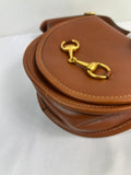 Gucci Brown Leather Horse-bit Waist Bag