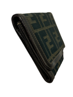 Fendi Zucca Monogram Trifold Wallet