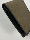 Fendi FF Olive Leather Bifold Wallet