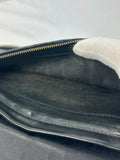 Bottega Veneta Black Leather Zippy Wallet - Clutch