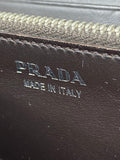 Prada Cavallino Leather long wallet