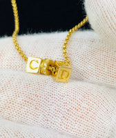 Dior CD Dice Necklace