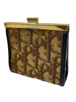 Dior Trotter Monogram leather coin pouch