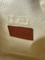 MCM Cognac Leather Clutch Bag