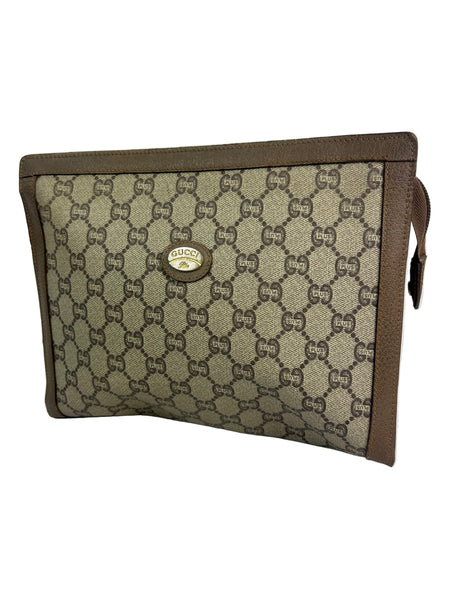Gucci GG Plus Monogram Clutch Bag