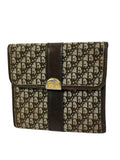 Dior Brown Trotter Leather Trifold Wallet