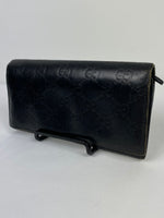 Gucci GG Guccissima leather long wallet