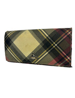 Vivienne Westwood Tartan Orb Long Wallet