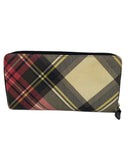 Vivienne Westwood tartan orb zippy wallet