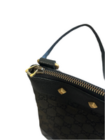 Gucci GG Monogram Studded Crossbody Bag