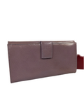 Ferragamo Purple Leather Long Wallet
