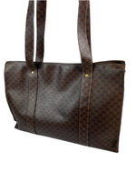 Celine Macadam Leather Large Tote