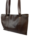 Celine Macadam Leather Large Tote