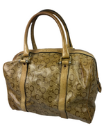 Celine Macadam Leather Boston Bag