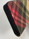 Vivienne Westwood Tartan Orb Zippy Wallet