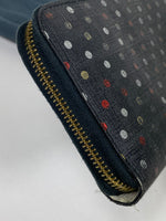 Fendi Polka Dot Leather zip wallet