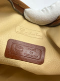 MCM Cognac Leather Clutch Bag