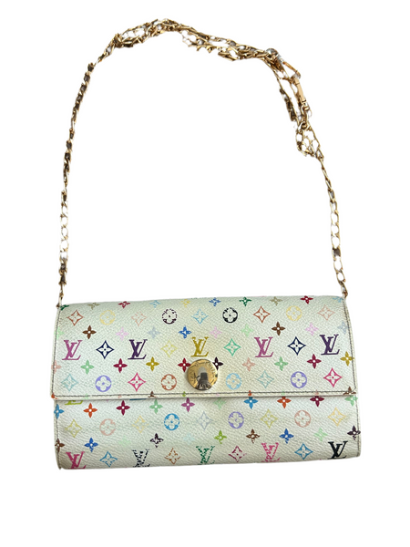 Louis Vuitton Murakami Leather Long Wallet