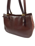Celine Brown Leather Shoulder Bag