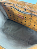 MCM Cognac Leather Shoulder Bag