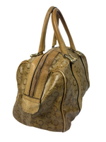 Celine Macadam Leather Boston Bag