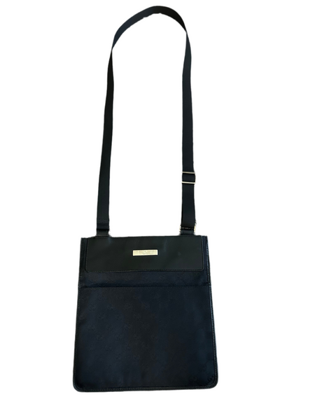 Gucci Black GG Monogram Crossbody Bag