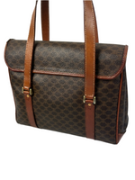 Celine Macadam Leather Shoulder Bag