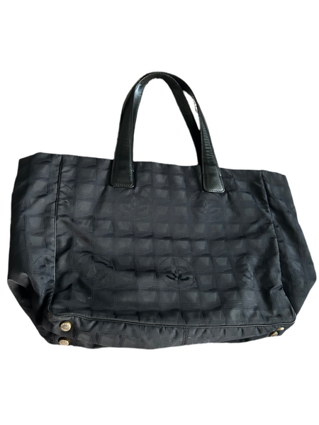 Chanel CC Canvas Tote Bag