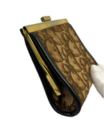 Dior Trotter Monogram leather coin pouch