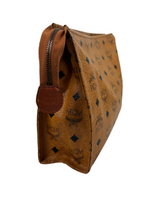 MCM Cognac Leather Clutch Bag