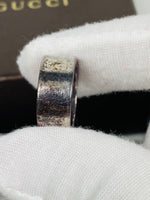 Gucci .925 Silver G Ring Size 12