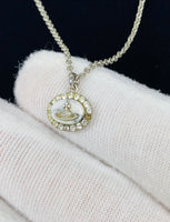 Vivienne Westwood Encrusted Orb Necklace