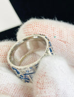 Dior Blue trotter ring size 6