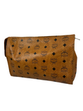 MCM Cognac Leather Clutch Bag