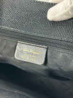 Ferragamo Black Leather Tote Bag