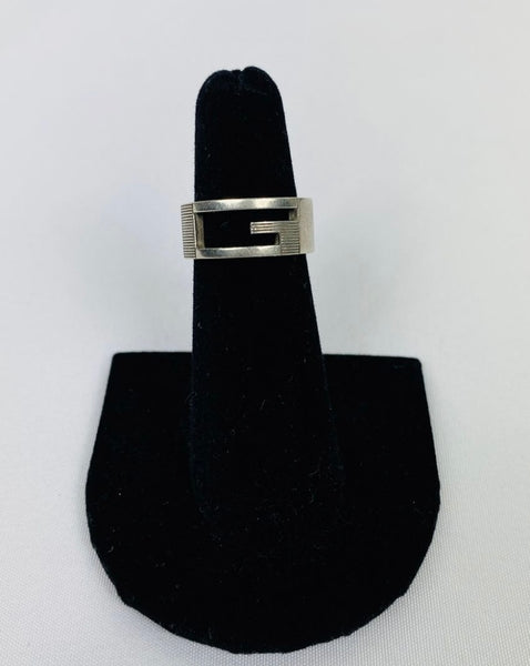 Gucci .925 Silver G ring size 10