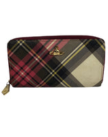 Vivienne Westwood Tartan Orb Zippy Wallet