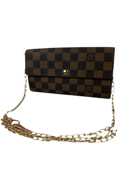 Louis Vuitton Damier Ebene Sarah Wallet